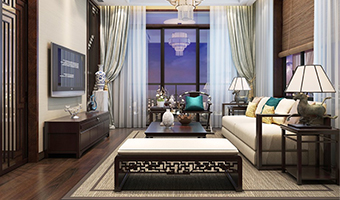 繁華之下，縱享從容、儒雅的新中式居所