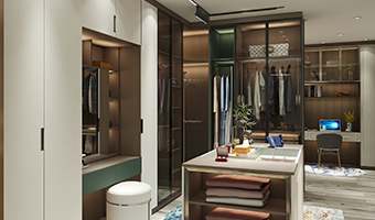 整體衣帽間要不要裝上房門？