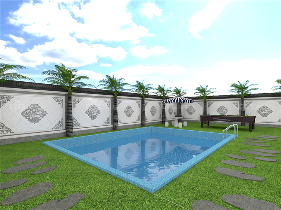 寧靜致遠(yuǎn)的新中式整木定制案例效果圖(圖17) 整木定制新中式效果圖