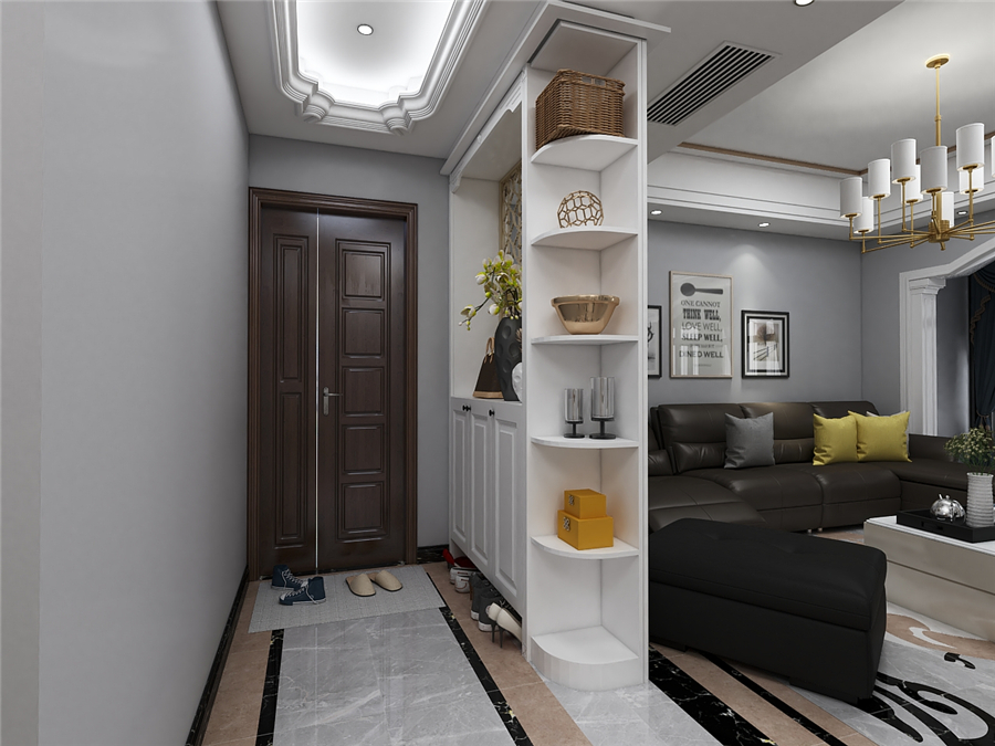 整木定制玄關(guān)要有哪些設(shè)計(jì)呢？(圖1)