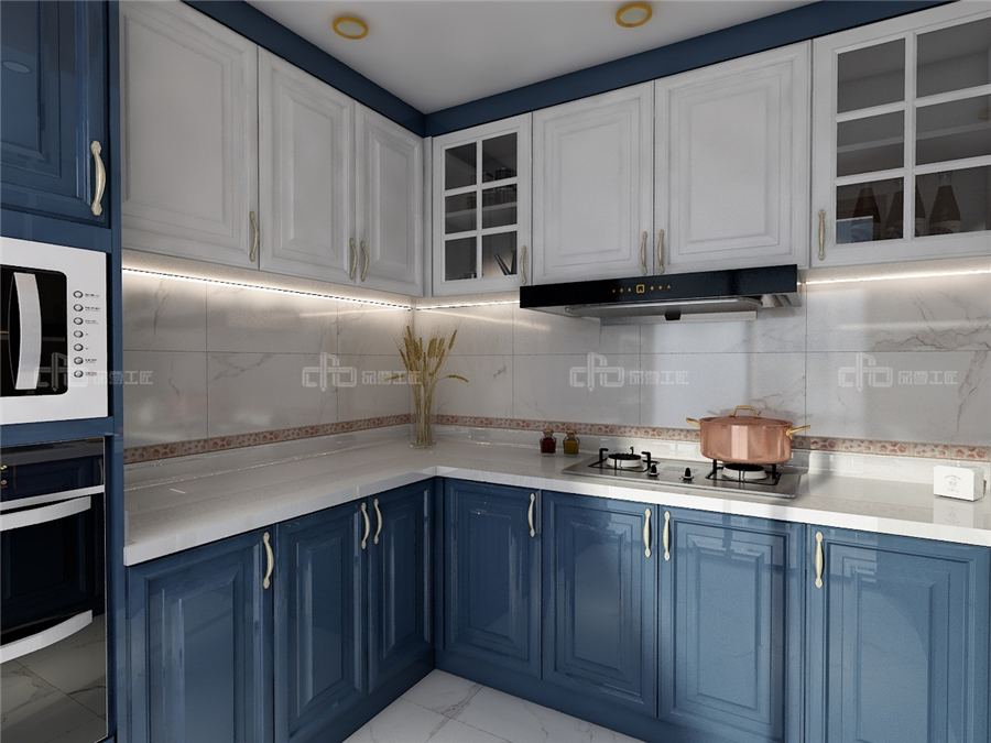 120㎡整木定制美式輕奢設計,享受小資情調的藝術(圖6) 120㎡整木定制美式輕奢設計,享受小資情調的藝術(圖6)