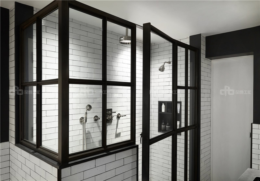 整木定制黑白灰簡(jiǎn)歐裝修效果圖賞析(圖7) 整木定制黑白灰簡(jiǎn)歐裝修效果圖賞析(圖7)