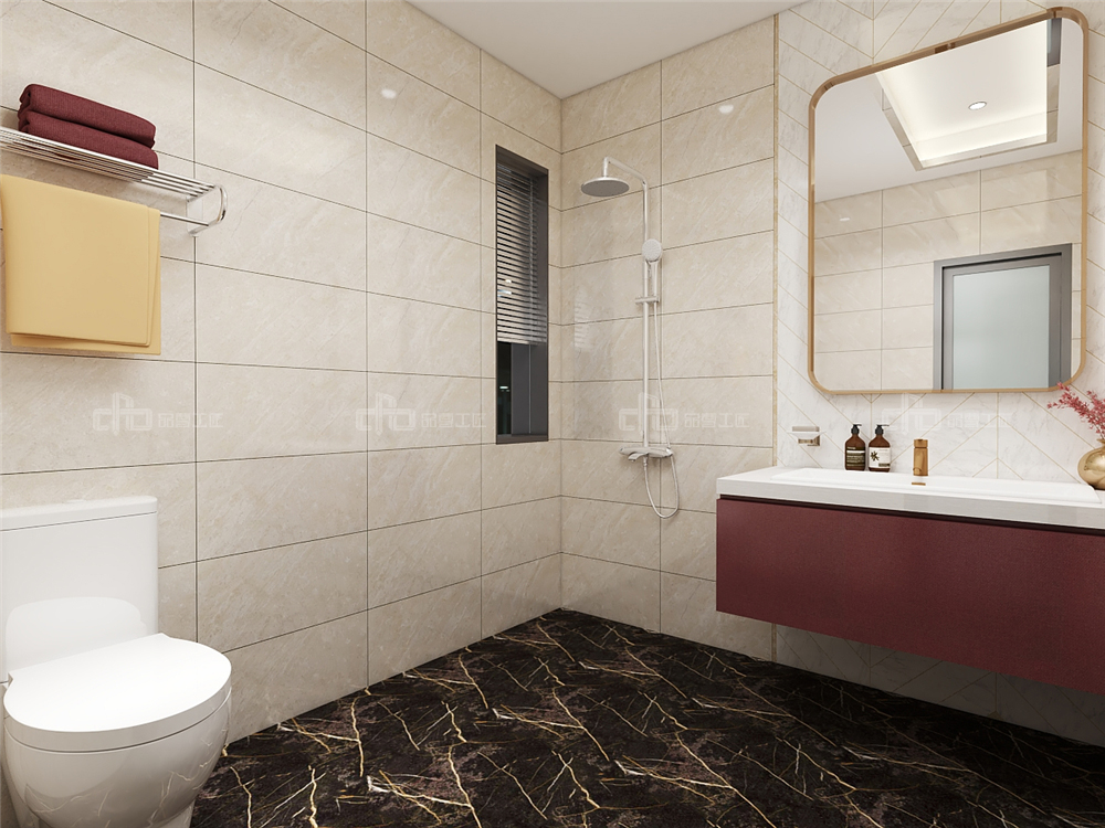 整木定制現代輕奢風格與金屬共舞,領略流光歲(圖23) 整木定制衛生間