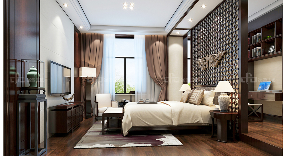 新中式整木定制,詮釋古韻之下的氣派與穩(wěn)重(圖6) 新中式整木定制,詮釋古韻之下的氣派與穩(wěn)重(圖6)