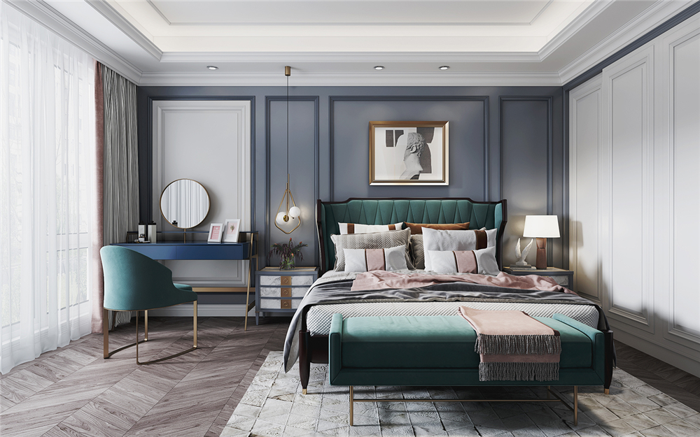 全屋定制臥室有哪些家具 怎么擺放？(圖1)