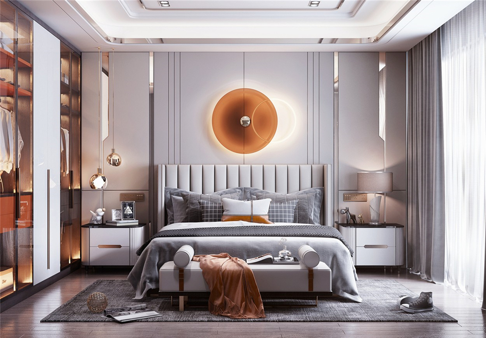 全屋定制臥室有哪些家具 怎么擺放？(圖2)