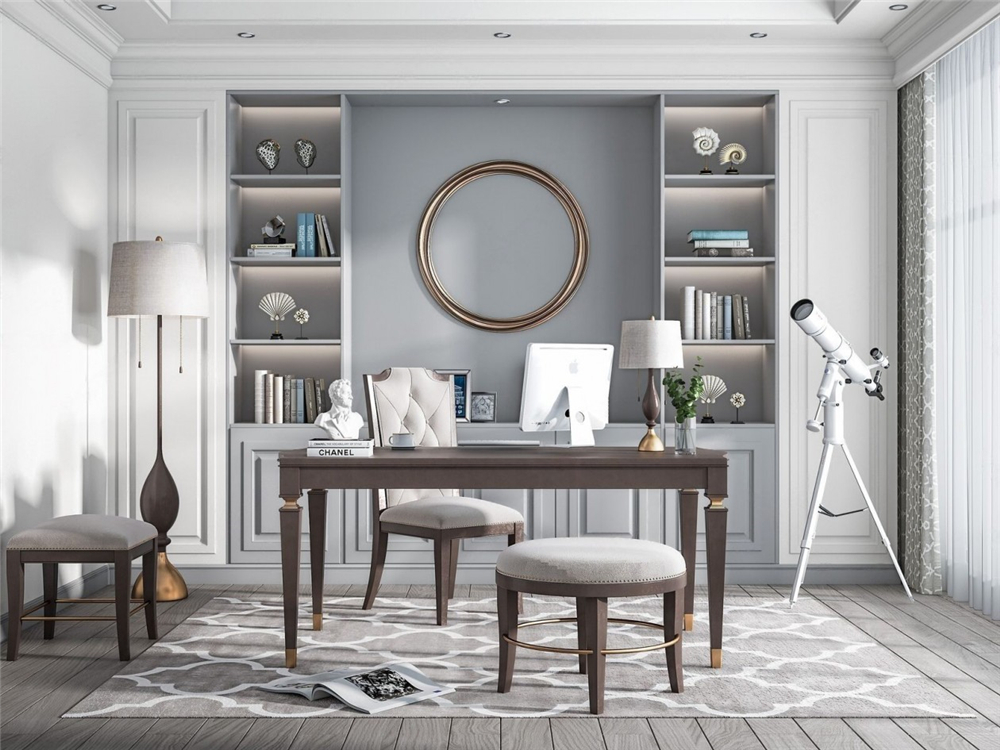 書房家具怎么擺放？書房風水禁忌(圖1)