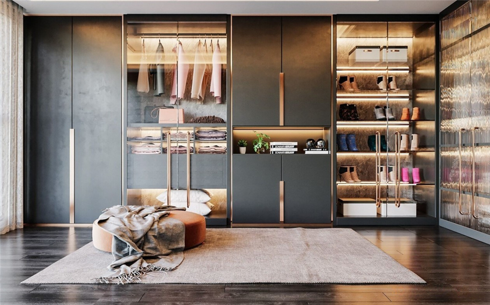 衣柜門是選擇有把手還是無把手?(圖1) 衣柜門是選擇有把手還是無把手?(圖1)