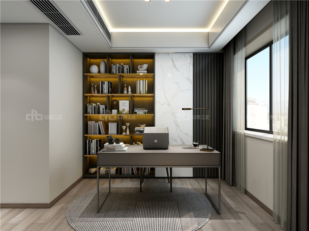 設(shè)計(jì)全屋定制書房的時(shí)候要注意什么?(圖3) 設(shè)計(jì)全屋定制書房的時(shí)候要注意什么?(圖3)
