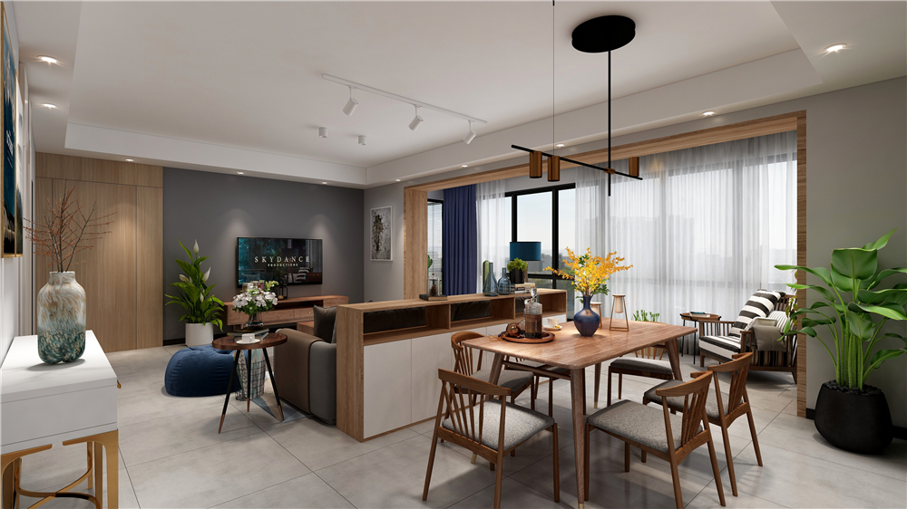 全屋定制怎么設(shè)計客餐廳的隔斷?(圖4) 全屋定制怎么設(shè)計客餐廳的隔斷?(圖4)