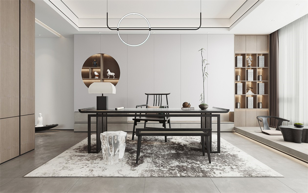 書(shū)房定制書(shū)柜設(shè)計(jì)要注意什么?(圖3) 書(shū)房定制書(shū)柜設(shè)計(jì)要注意什么?(圖3)