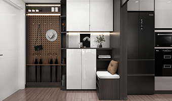 玄關柜設計定制有哪些款式？