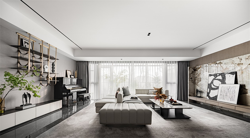 146㎡現(xiàn)代輕奢風格,整木定制圖片(圖1) 1.jpg