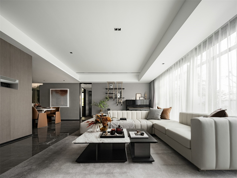 146㎡現(xiàn)代輕奢風格,整木定制圖片(圖3) 146㎡現(xiàn)代輕奢風格,整木定制圖片(圖3)