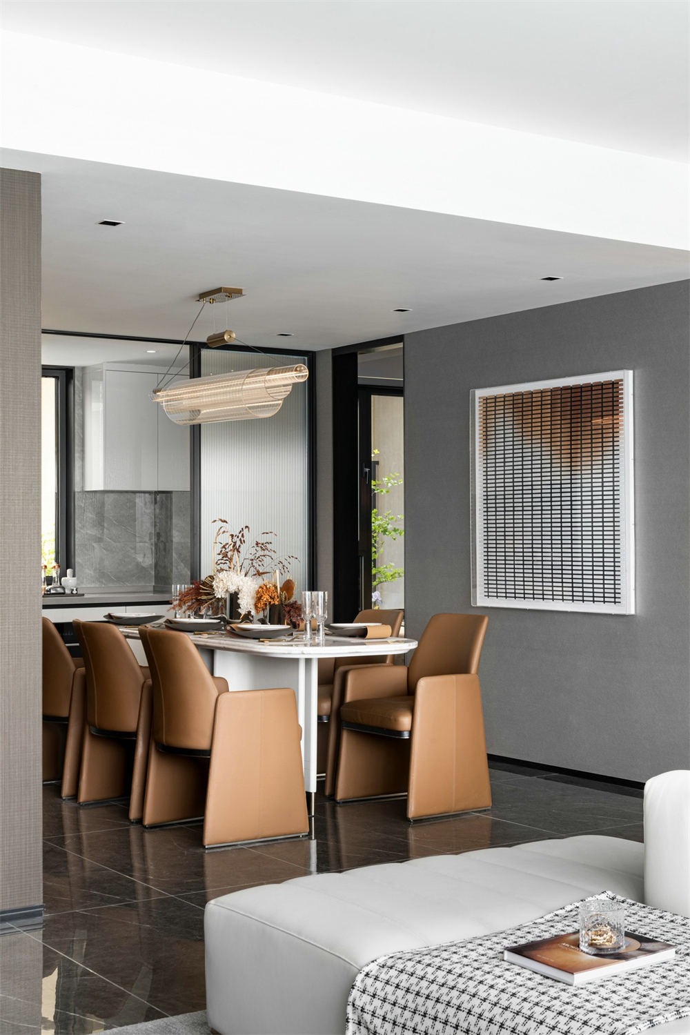 146㎡現(xiàn)代輕奢風格,整木定制圖片(圖9) 146㎡現(xiàn)代輕奢風格,整木定制圖片(圖9)