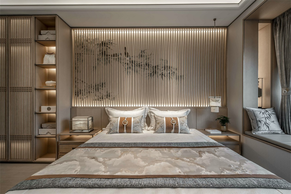 整木定制新中式風格，125㎡樣板房賞析(圖17)