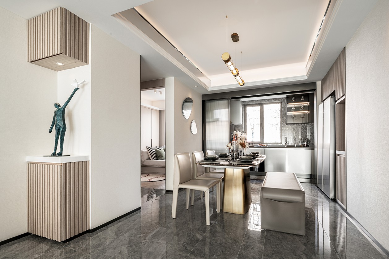 158㎡現代極簡風格設計,整木定制新悅章(圖7) 7.jpg