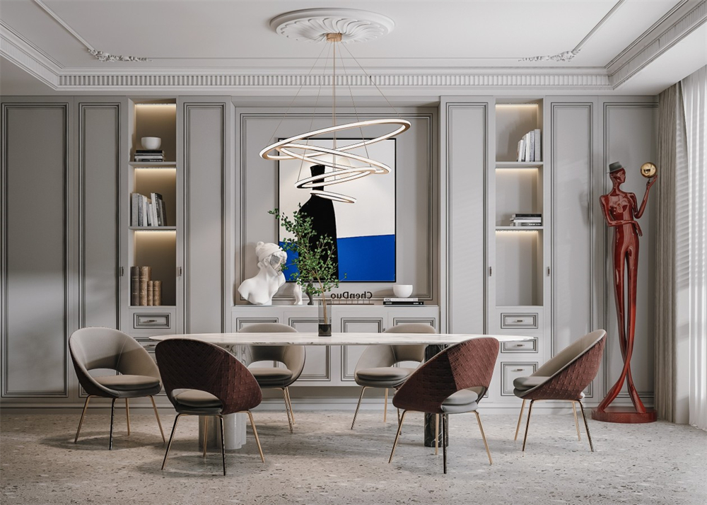 餐廳餐邊柜都有哪些款式定制?(圖3) 3.jpg