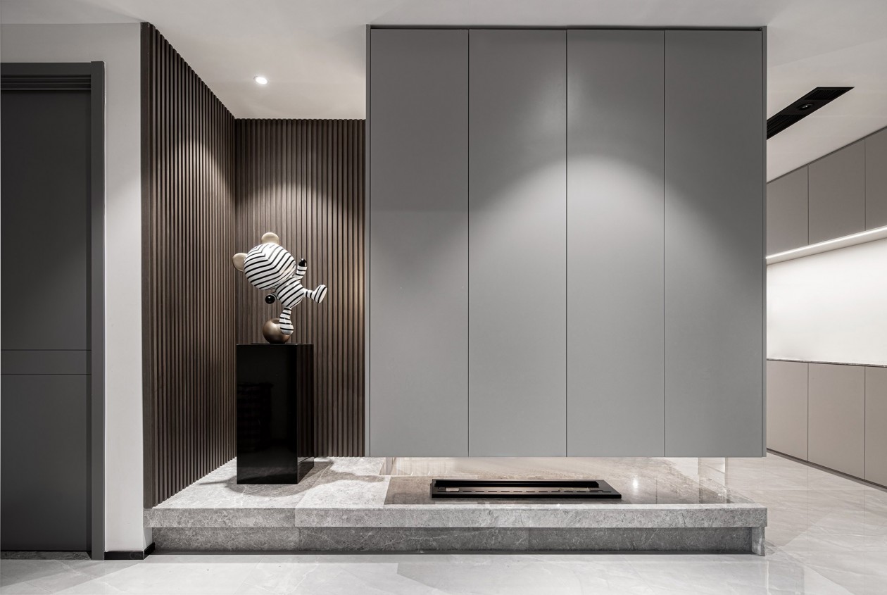 228㎡全屋定制大平層,現代極簡風格設計案例(圖2) 1.jpg