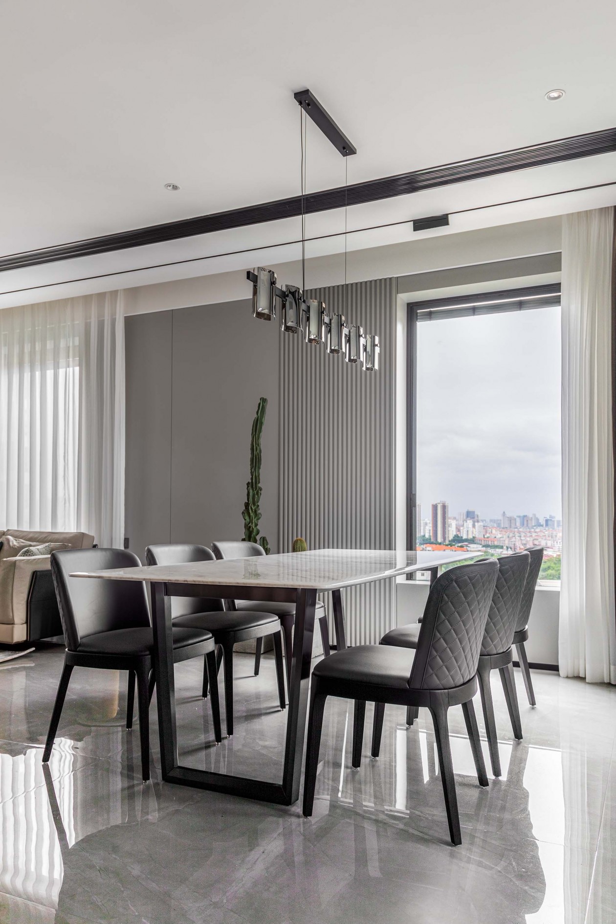 228㎡全屋定制大平層,現代極簡風格設計案例(圖8) 7.jpg