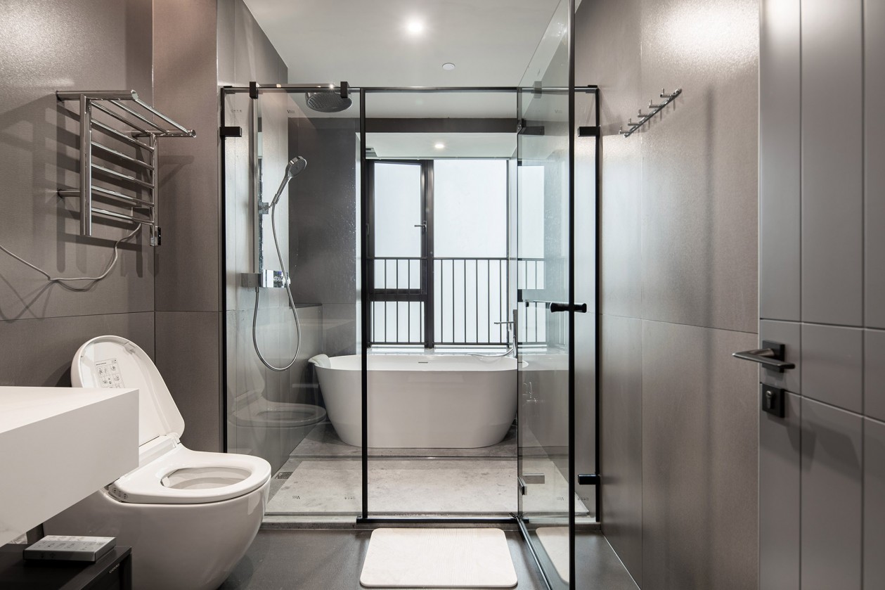 228㎡全屋定制大平層,現代極簡風格設計案例(圖20) 19.jpg