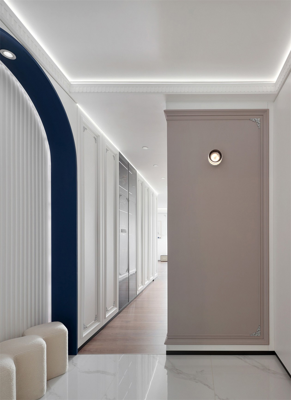 143㎡簡約法式,高級而浪漫的美居(圖2) 2.jpg