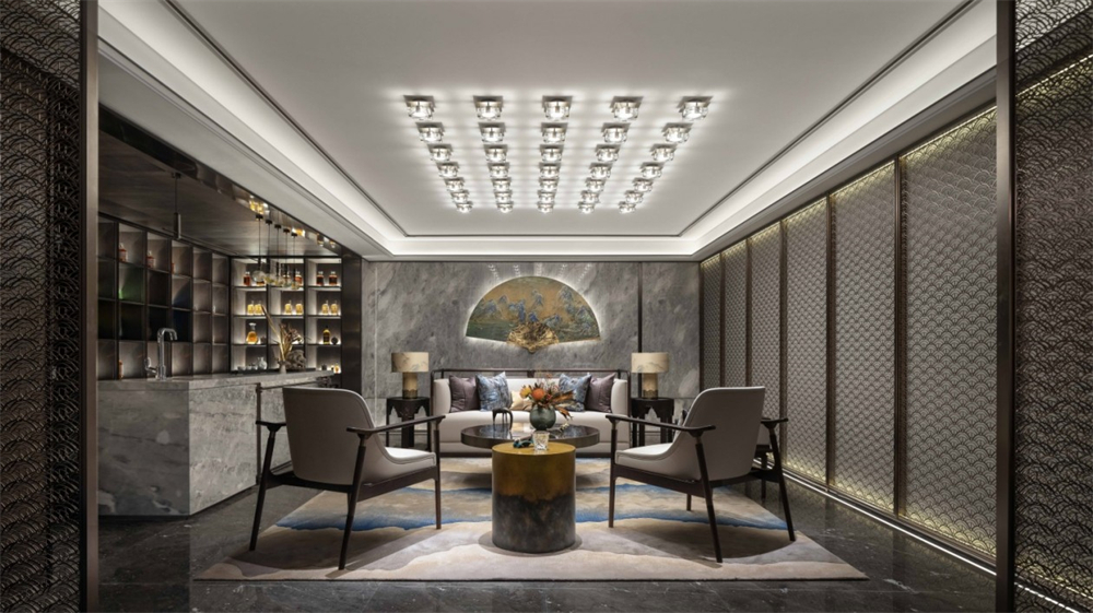 345㎡新中式整木定制別墅,中式宅院設計案例(圖1) 1.jpg