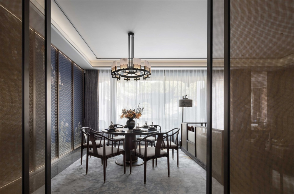 345㎡新中式整木定制別墅,中式宅院設計案例(圖10) 10.jpg