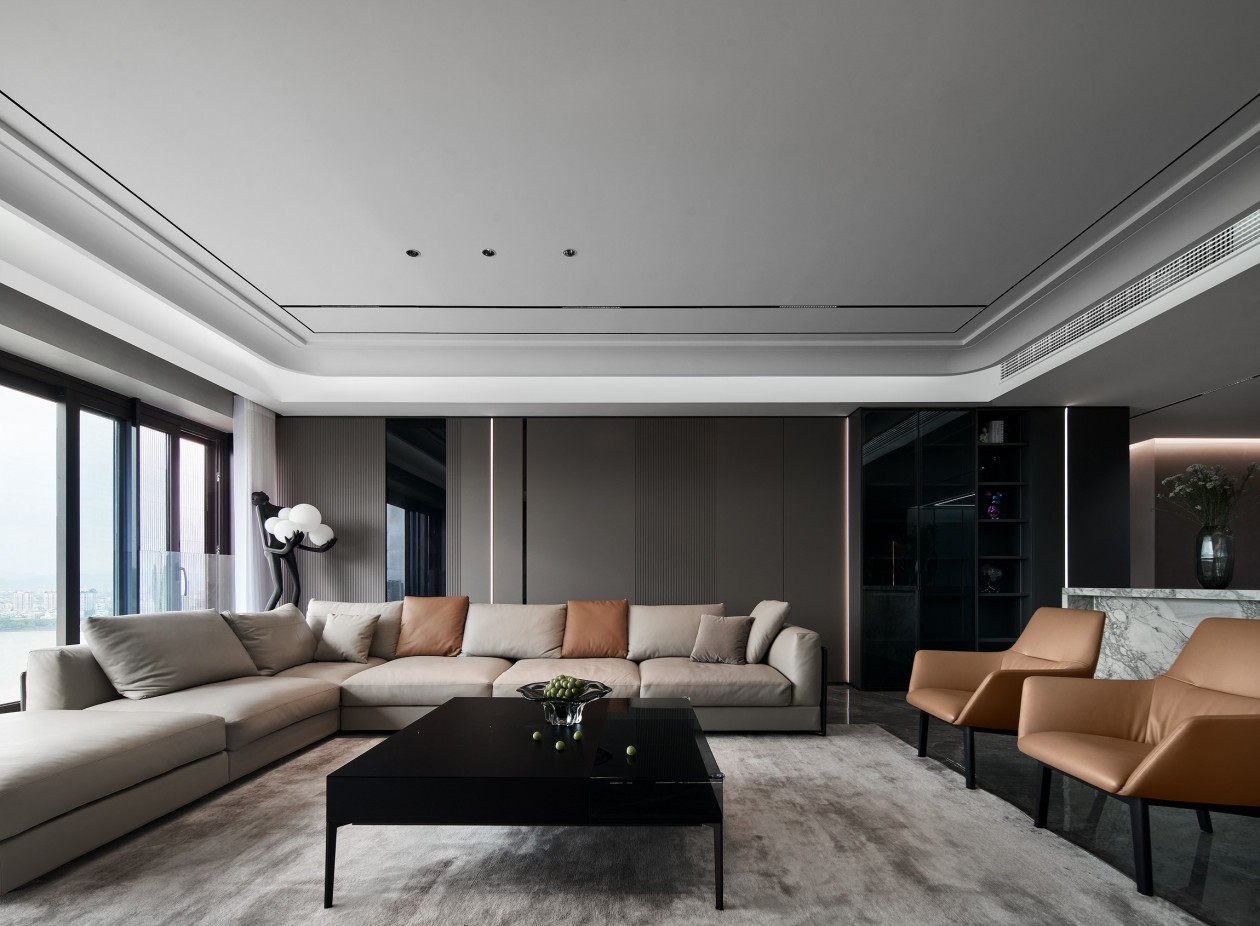 340㎡大平層整木定制,現代極簡風格設計(圖3) 3.jpg