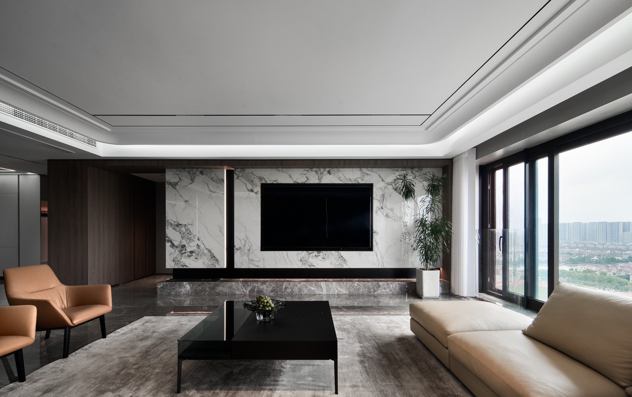 340㎡大平層整木定制,現代極簡風格設計(圖5) 5.jpg