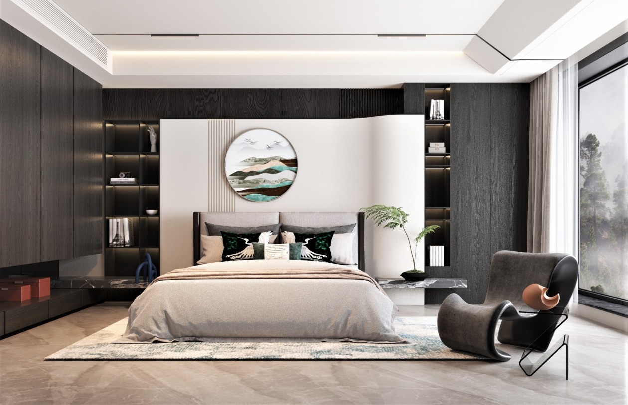 臥室床尾做衣柜好嗎?床擺放禁忌(圖1) 1.jpg