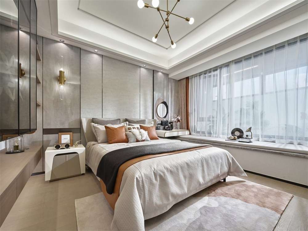 120㎡整木定制輕奢風,現代三居室設計案例(圖11) 11.jpg