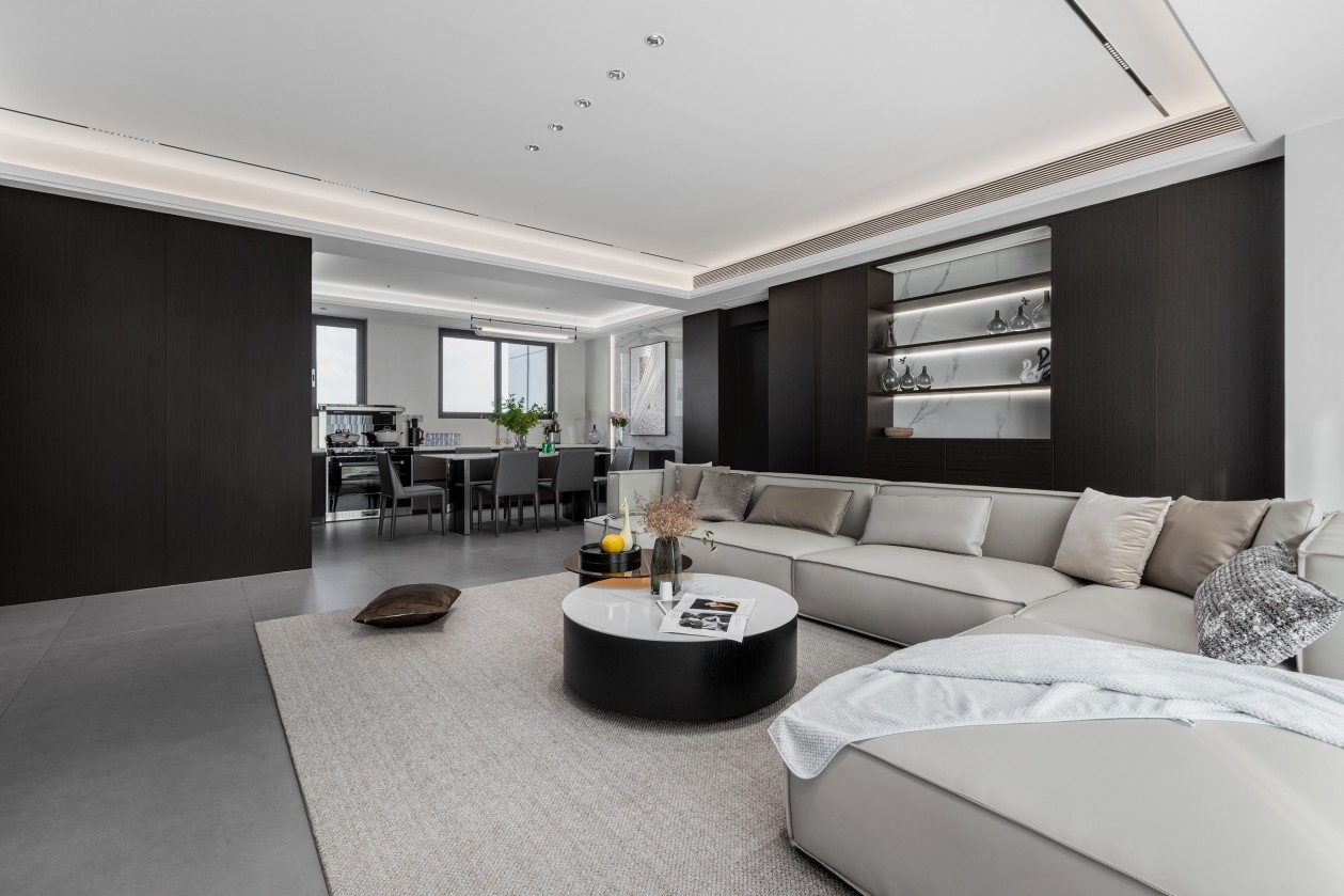 全屋整木定制設計,實拍現代簡約風格裝修(圖1) 1.jpg