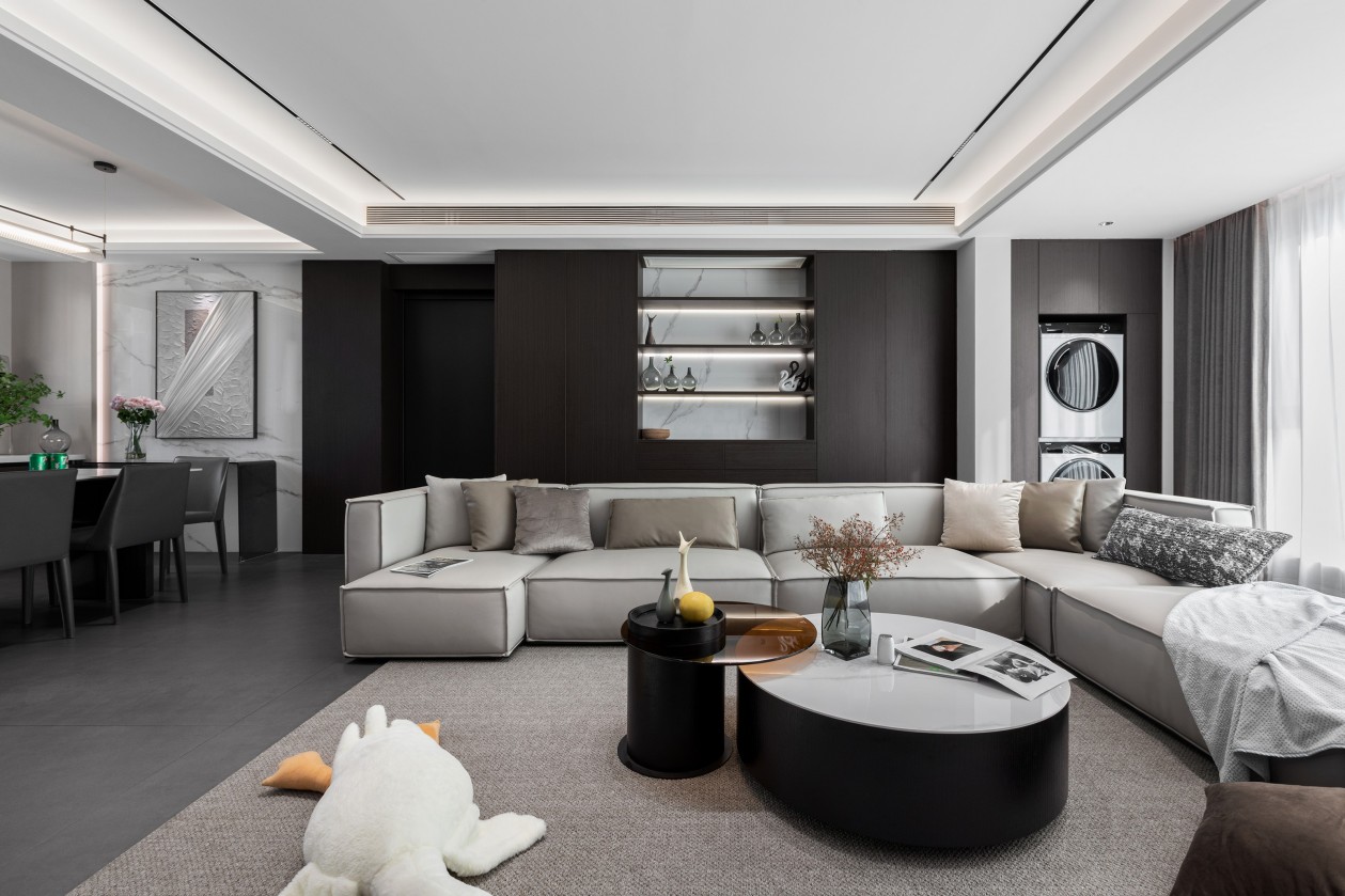 全屋整木定制設計,實拍現代簡約風格裝修(圖3) 3.jpg