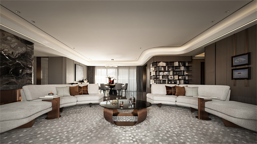 235㎡整木定制大平層,現代意式輕奢風格(圖4) 4.jpg