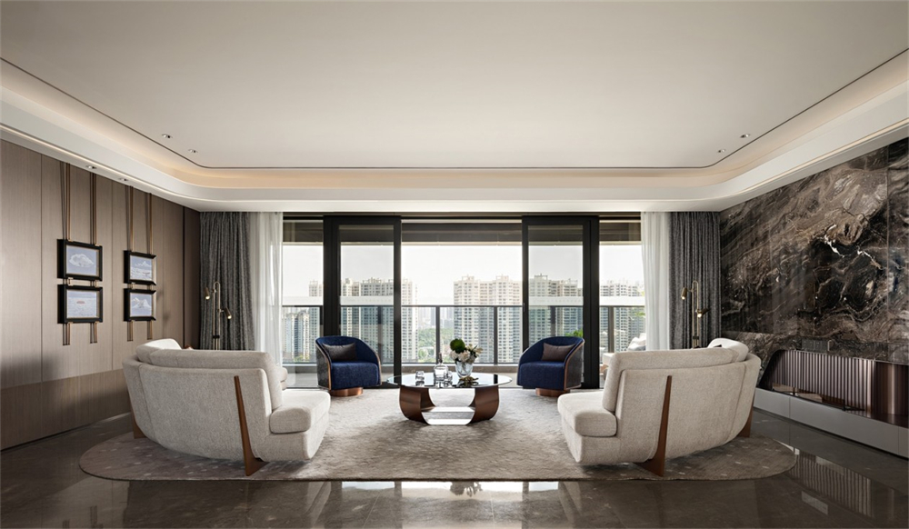 235㎡整木定制大平層,現代意式輕奢風格(圖5) 5.jpg