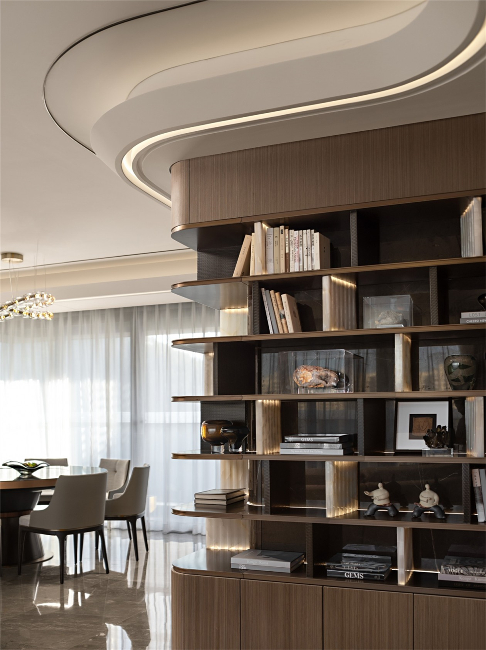 235㎡整木定制大平層,現代意式輕奢風格(圖7) 7.jpg