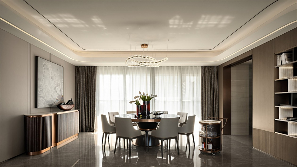 235㎡整木定制大平層,現代意式輕奢風格(圖10) 10.jpg