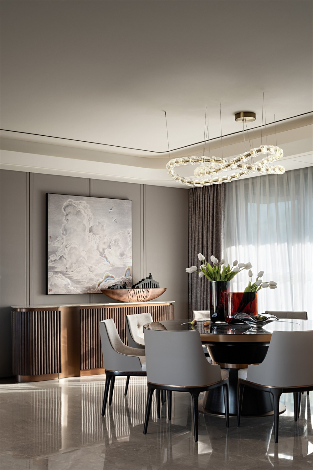 235㎡整木定制大平層,現代意式輕奢風格(圖11) 11.jpg