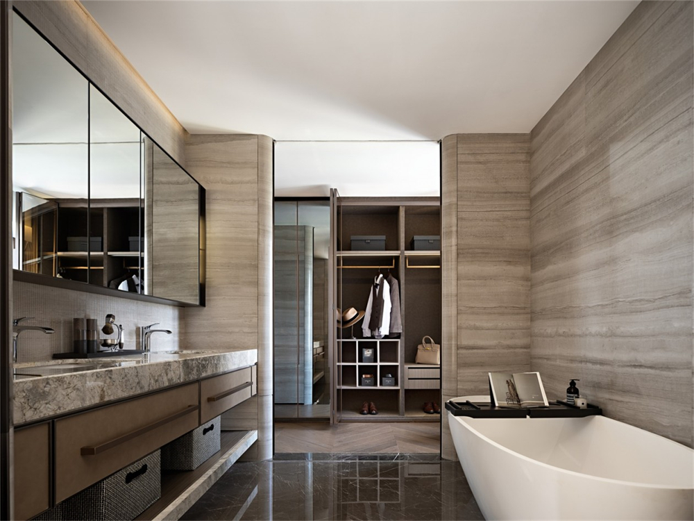 235㎡整木定制大平層,現代意式輕奢風格(圖25) 25.jpg