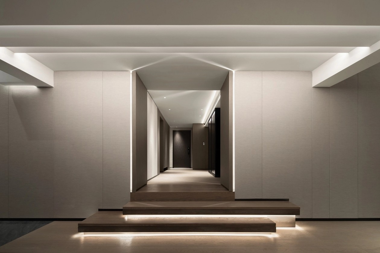 530㎡現(xiàn)代極簡豪宅,天然木皮定制別墅(圖9) 9.jpg