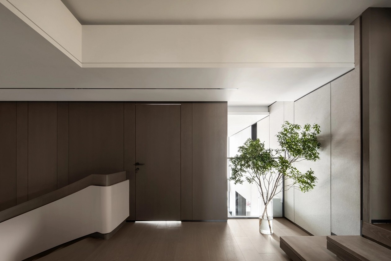 530㎡現(xiàn)代極簡豪宅,天然木皮定制別墅(圖8) 8.jpg