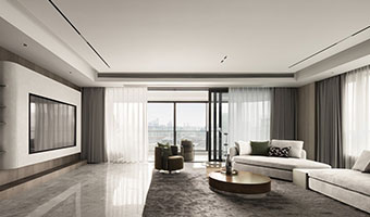 300㎡整木定制大平層，現代簡約高定設計