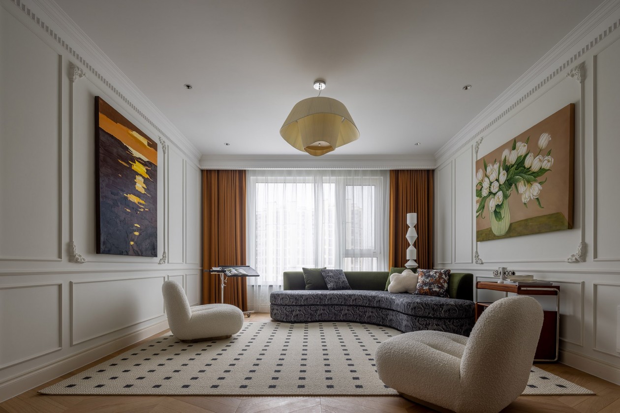 120㎡混油整木定制,浪漫法式輕奢風(圖6) 6.jpg