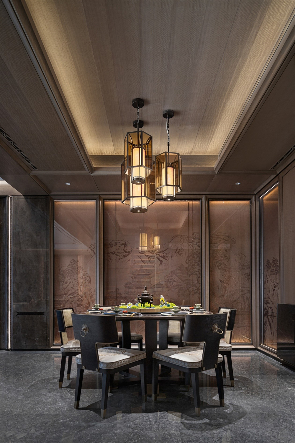 450㎡整木定制別墅,新中式大宅風范(圖4) 4.jpg