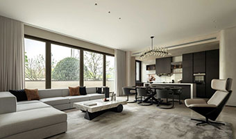 600㎡全屋整木定制別墅，現(xiàn)代極簡風格設(shè)計