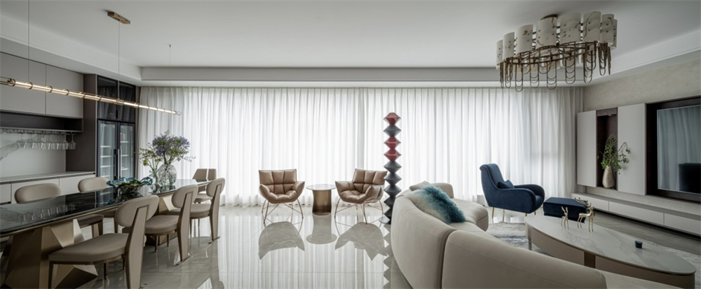 270㎡全屋整木定制大平層,現代輕奢風格(圖5) 4.jpg