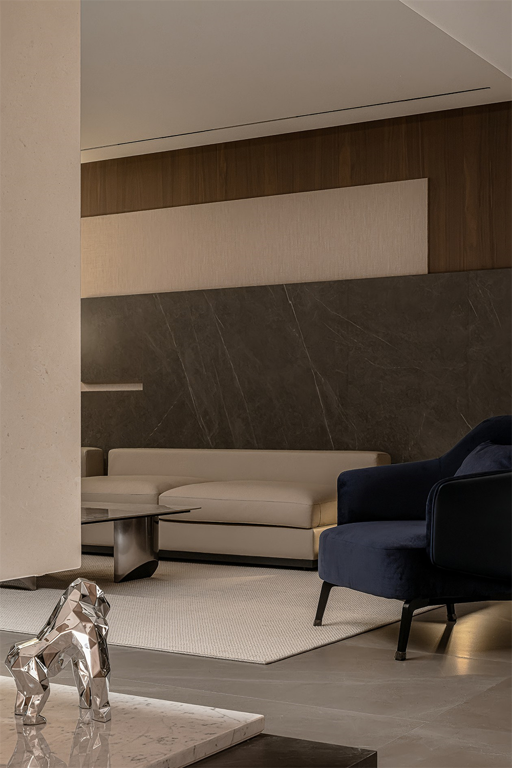 整木定制大平層,248㎡現(xiàn)代簡(jiǎn)約設(shè)計(jì)(圖8) 8.jpg