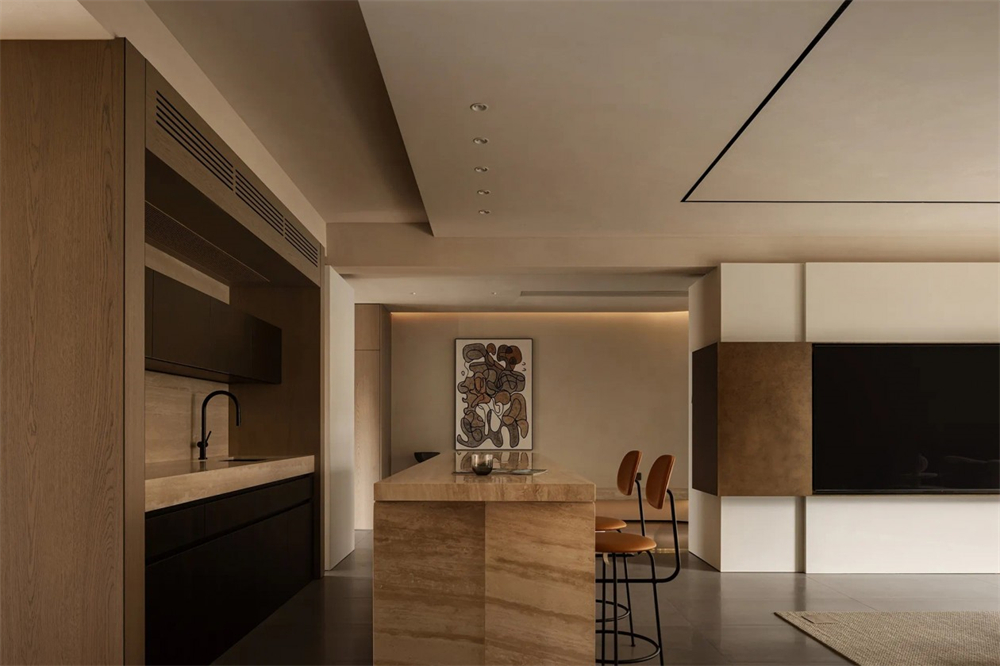 258㎡現代極簡大平層,整木定制裝修設計(圖14) 14.jpg