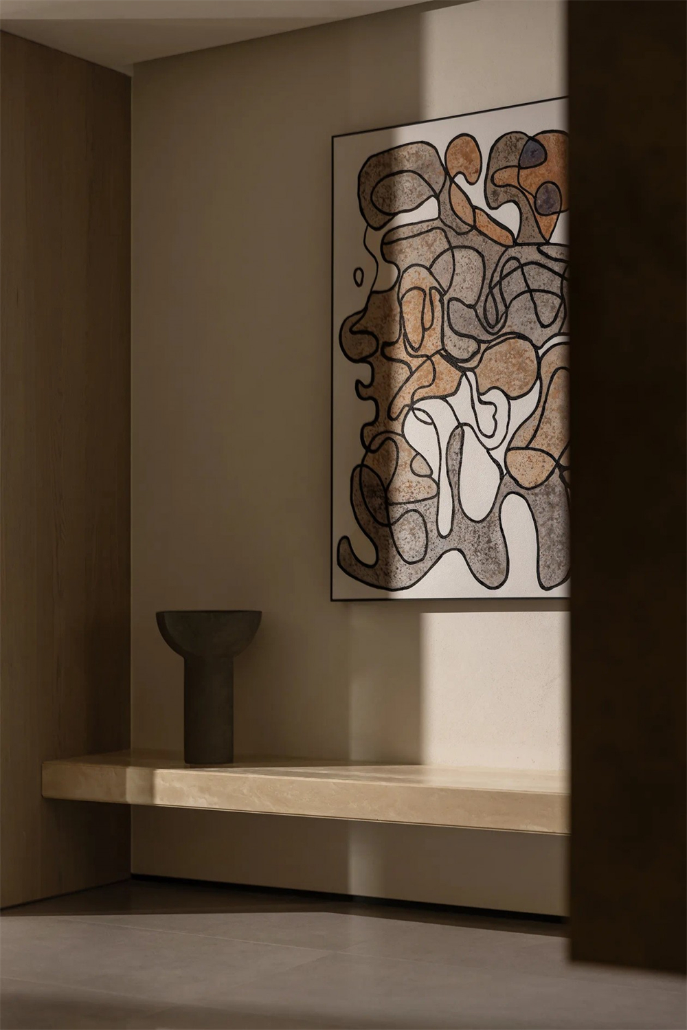 258㎡現代極簡大平層,整木定制裝修設計(圖17) 17.jpg